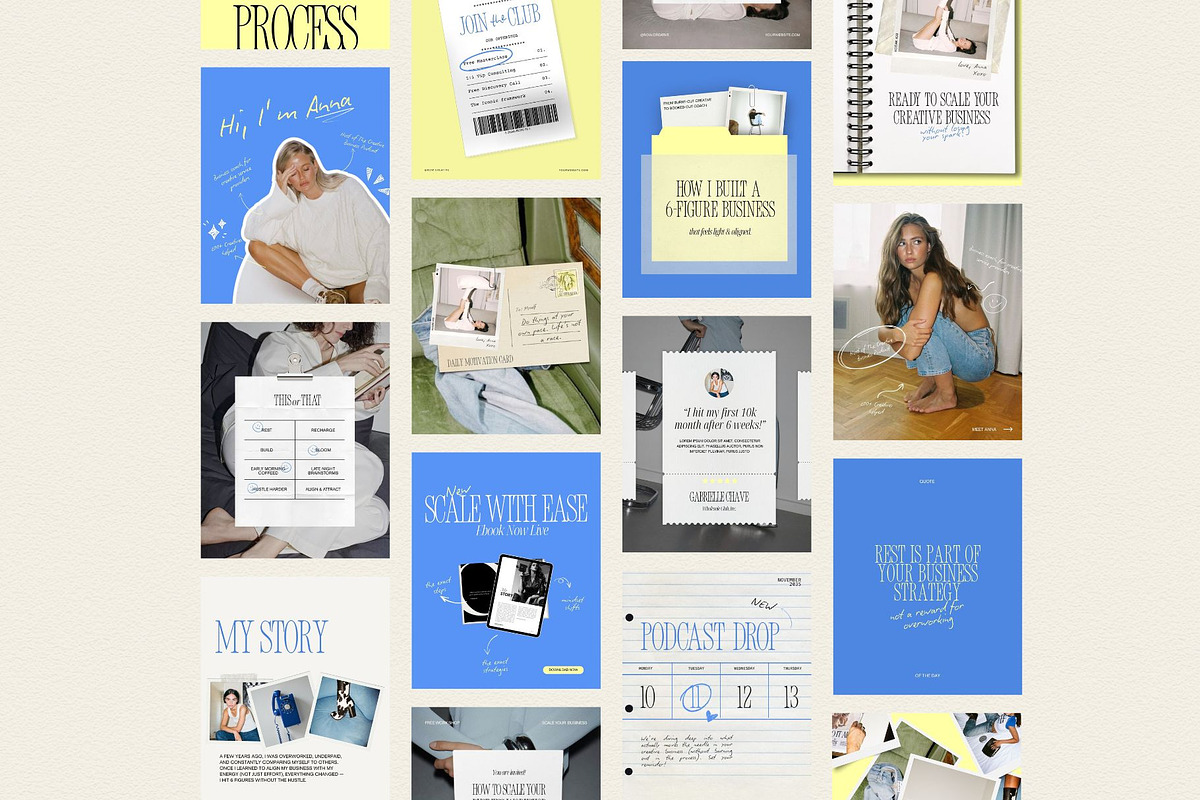 Bold Colorful Instagram Template preview 7