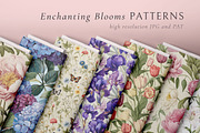 Vintage Botanicals Floral Patterns, a Pattern Graphic by Olya Creative (Thumbnail 2 of 18)