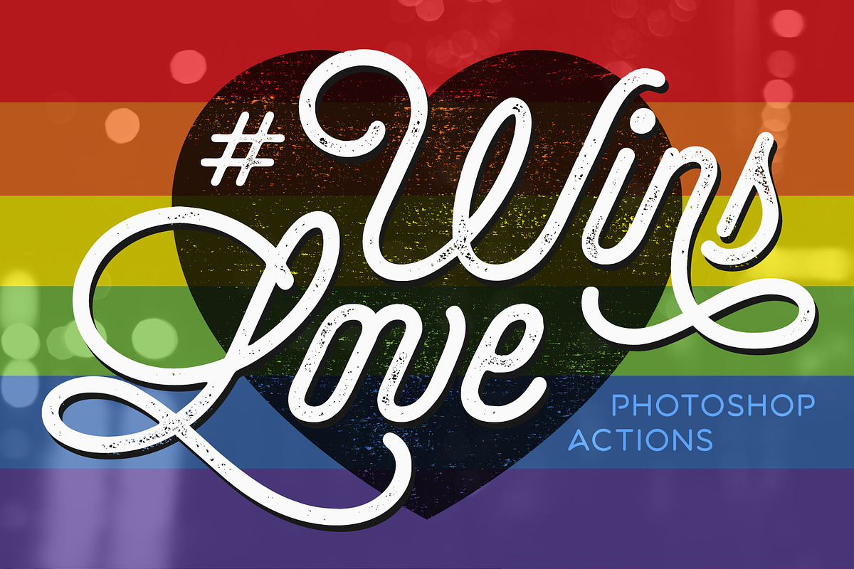 Love Wins | Photoshop Actions, an Action Add-On by Riccardo Anelli (Photo 1 of 5)