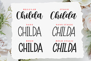Childa, a Script Font by Nurul_kamal (Thumbnail 7 of 14)