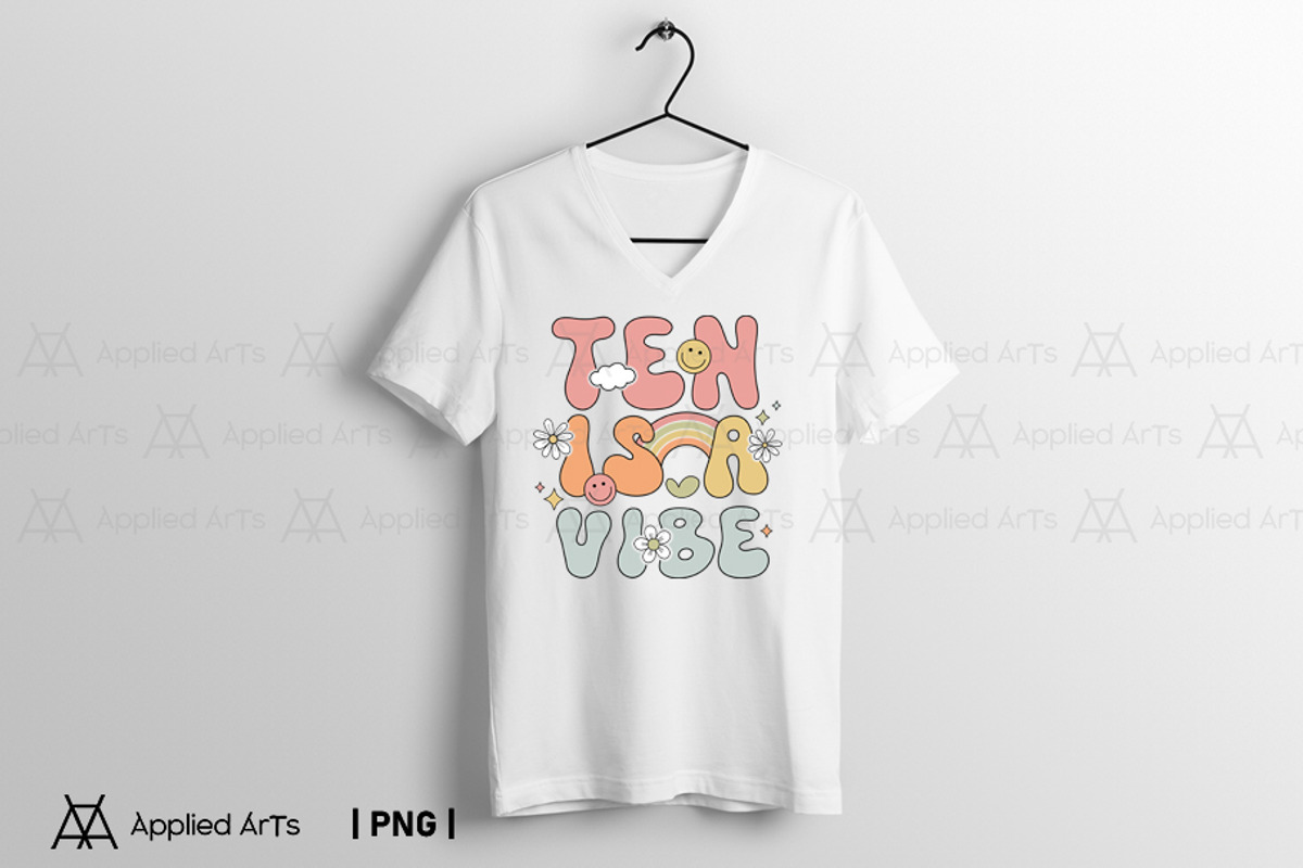Ten is a Vibe, Groovy 10th Birthday, an Object Graphic by Applied Arts (Photo 2 of 4)