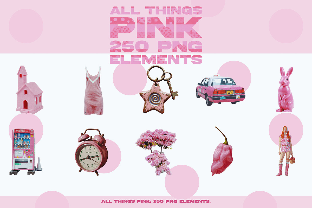 ALL THINGS PINK: 250 PNG Elements, an Object Graphic by Megan Aili Designs (Photo 11 of 17)