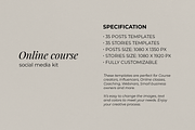 Instagram Template for Online course, a Social Media Template by tonko. (Thumbnail 3 of 8)