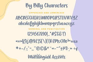 Hay Billy - Handwritten Font