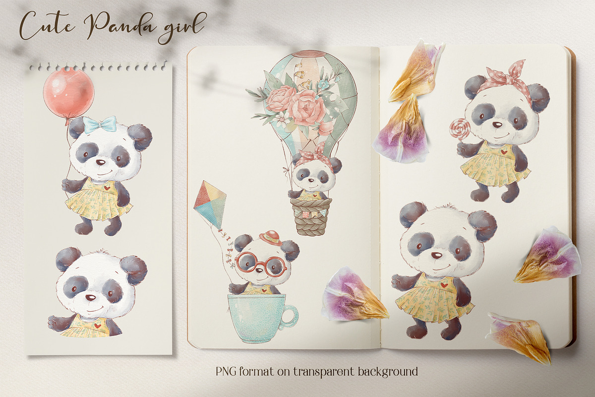 Cute Tropical animals clipart., an Animal Illustration by Yuliya Art (Photo 22 of 33)