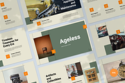 Vintage Google Slides Template, a Presentation Template by Flat Icons (Thumbnail 1 of 4)
