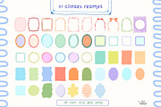 Playful Frames & Backgrounds, an Object Graphic by Olya Haifisch (Thumbnail 4 of 12)
