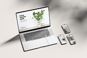 LAPTOP & PHONE MOCK-UP, a Wearable Device Mockup by Graphic_world89 (Thumbnail 7 of 8)