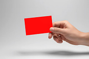 Hand Holding Business Card Mockup, an Advertising Mockup by Templeste (Thumbnail 3 of 3)