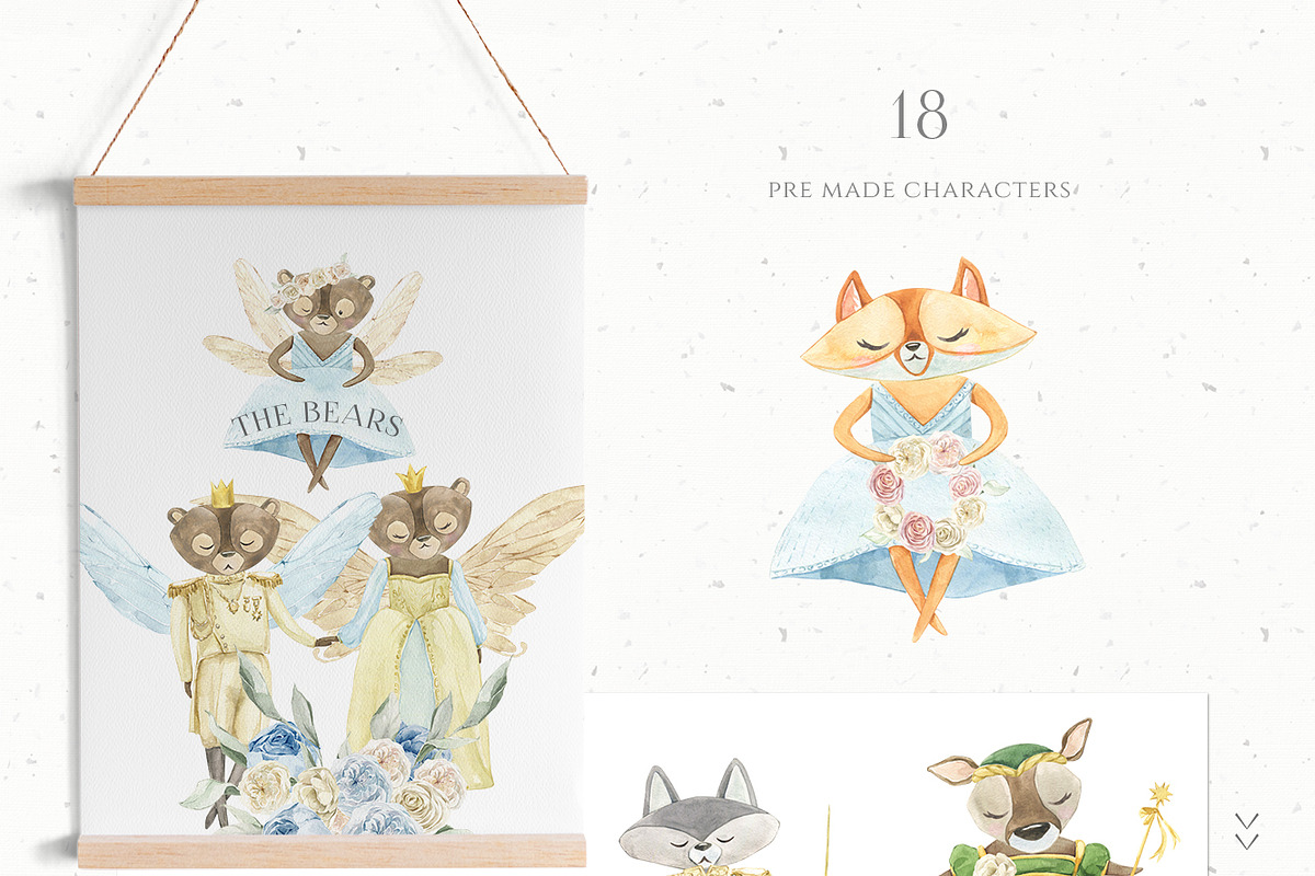 Fairies & Royals Character Creator, an Animal Illustration by Cat In Colour (Photo 8 of 13)