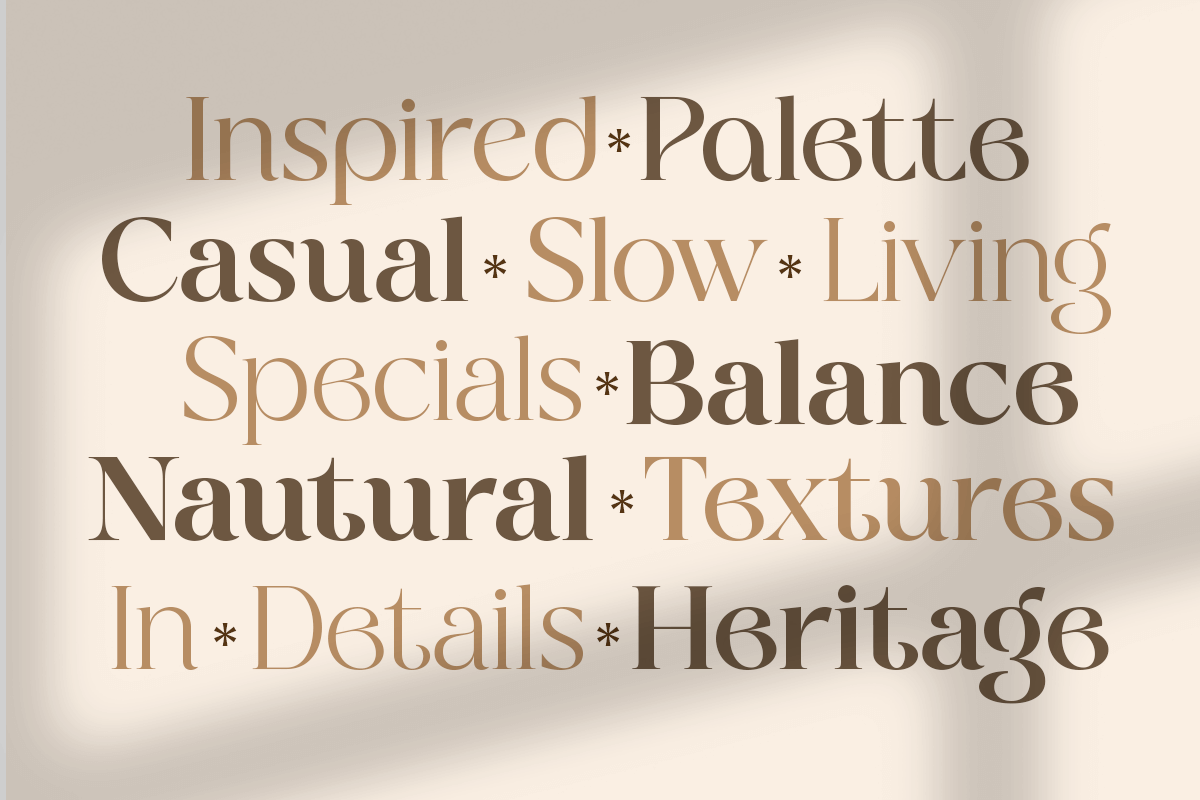Galante Branding Luxury Font Family, a Serif Font by Sensatype (Photo 5 of 21)