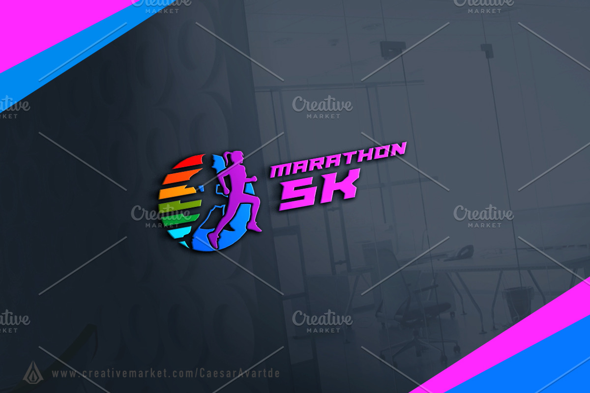 Marathon Logo Template, a Branding & Logo Template by Avartde Creative (Photo 2 of 3)