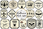 Halloween Potion Label Sublimation, an Illustration by OK Design (Thumbnail 1 of 5)