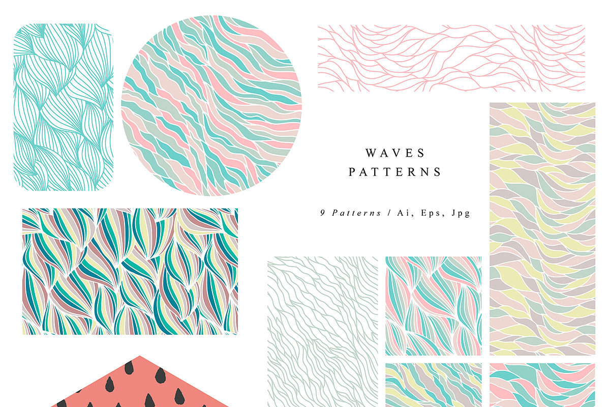 1805 Patterns Bundle, a Pattern Graphic by Julia Dreams (Photo 13 of 25)