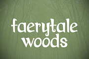 Faerytale Woods, a Blackletter Font by Brittney Murphy Design (Thumbnail 1 of 3)