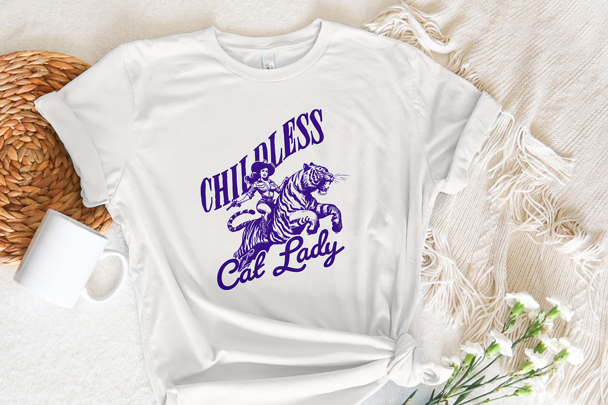 Childless Cat Lady Png, Cat Ladies, an Illustration by SharpMarketplace (Photo 9 of 9)