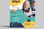 Back to School Flyer Template, a Flyer Template by MightyDesign (Thumbnail 5 of 8)