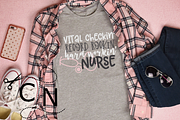 Nurse Svg Shirt Design, an Illustration by CraftyLittleNodes (Thumbnail 2 of 2)