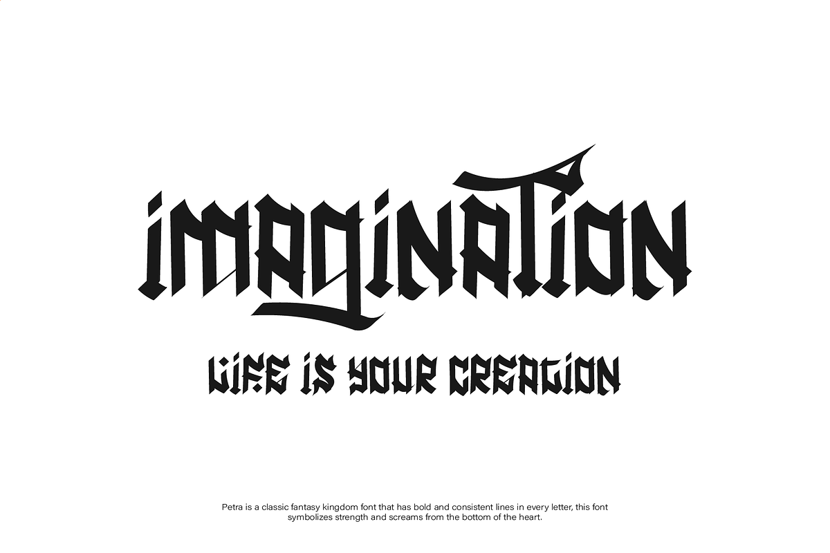 Petra Font, a Blackletter Font by Phoenix Dungeon (Photo 2 of 9)