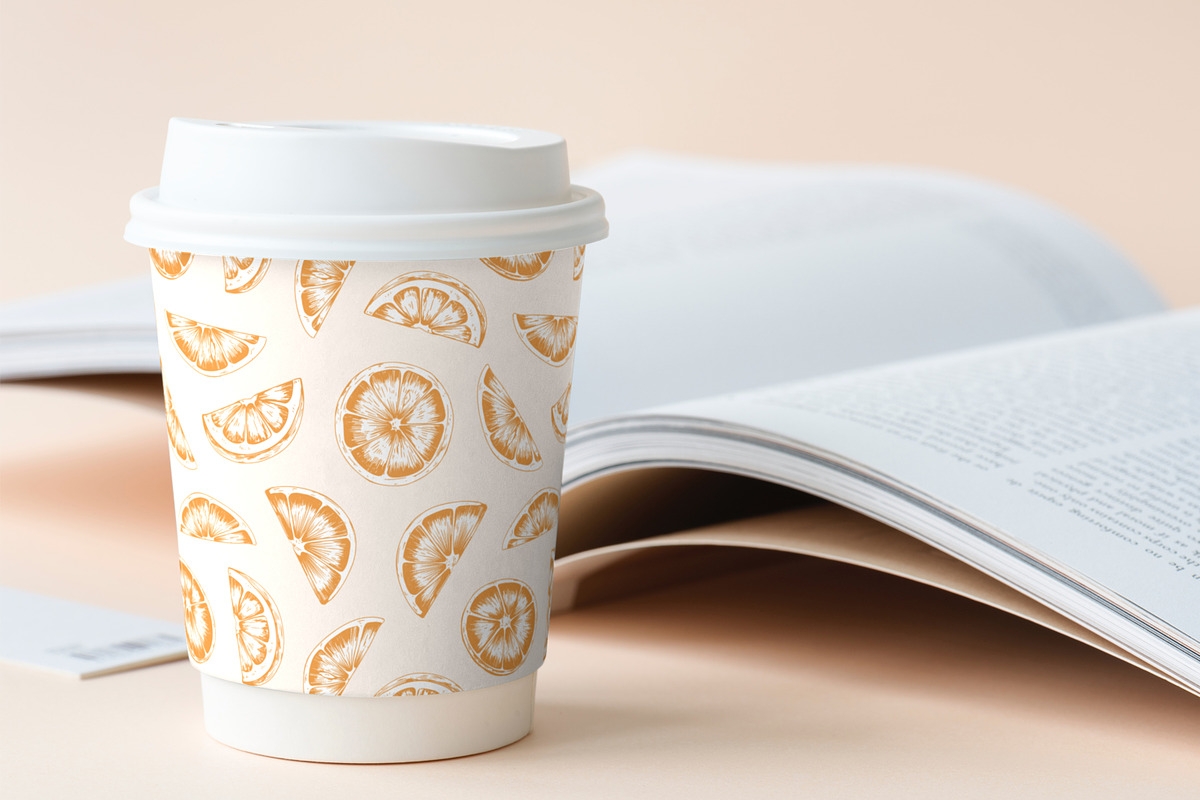 Orange fruit seamless patterns, a Pattern Graphic by Good Studio (Photo 5 of 6)