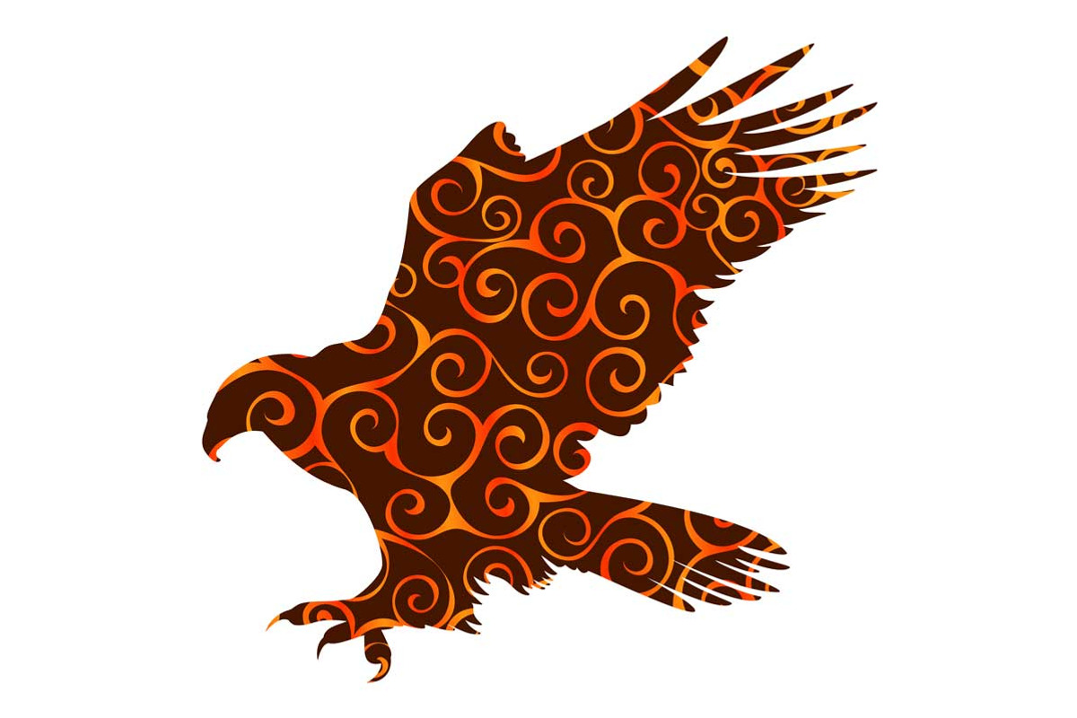 Art color silhouette 50 birds, an Icon by kozyrevaelena (Photo 2 of 4)