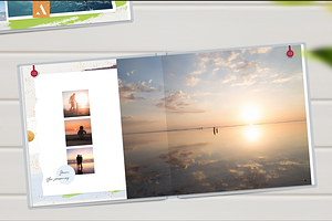 12x12 Photo Album Template / Aurora