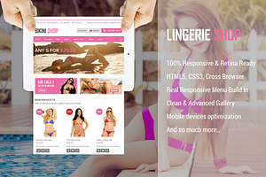 Lingerie Store Magento Theme