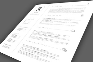 Minimalist Simple Resume Template