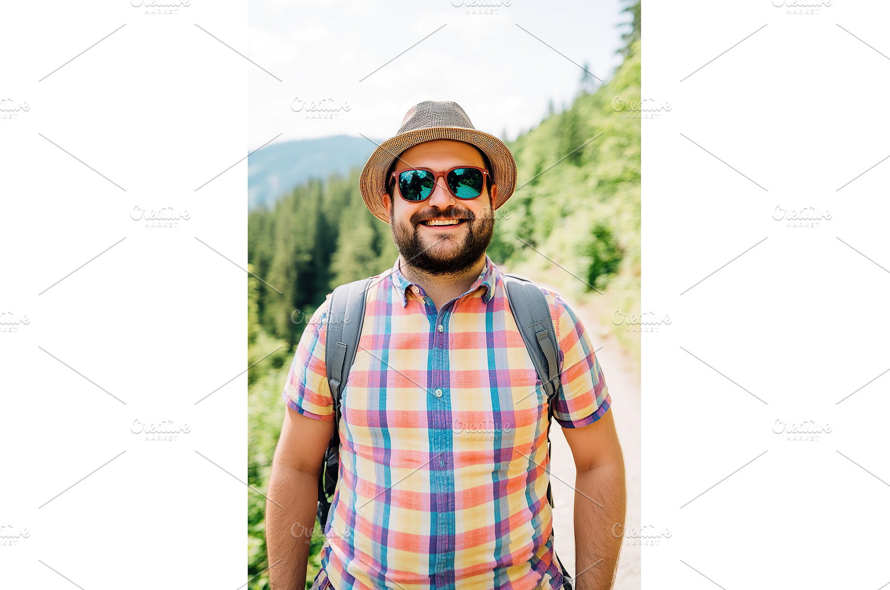 Cheerful Man Wearing Sunglasses and, a Sports & Recreation Photo by Lermont51