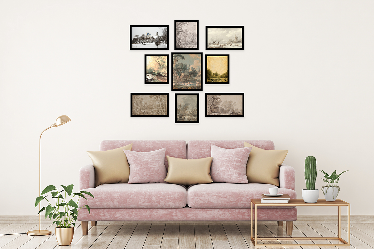 Canva Wall Art Frame Mockup Template, a Product Mockup by Waliullah Solutions (Photo 4 of 6)