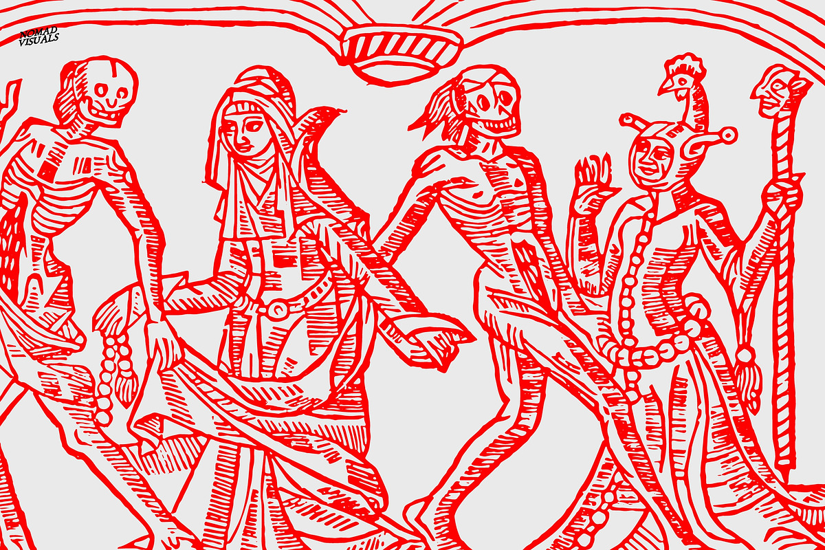 The Great Dance of Death, an Illustration by Nomad Visuals (Photo 3 of 19)