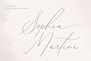 Sophia Martini Calligraphy Font, a Script Font by Letteralle Studios (Thumbnail 1 of 11)