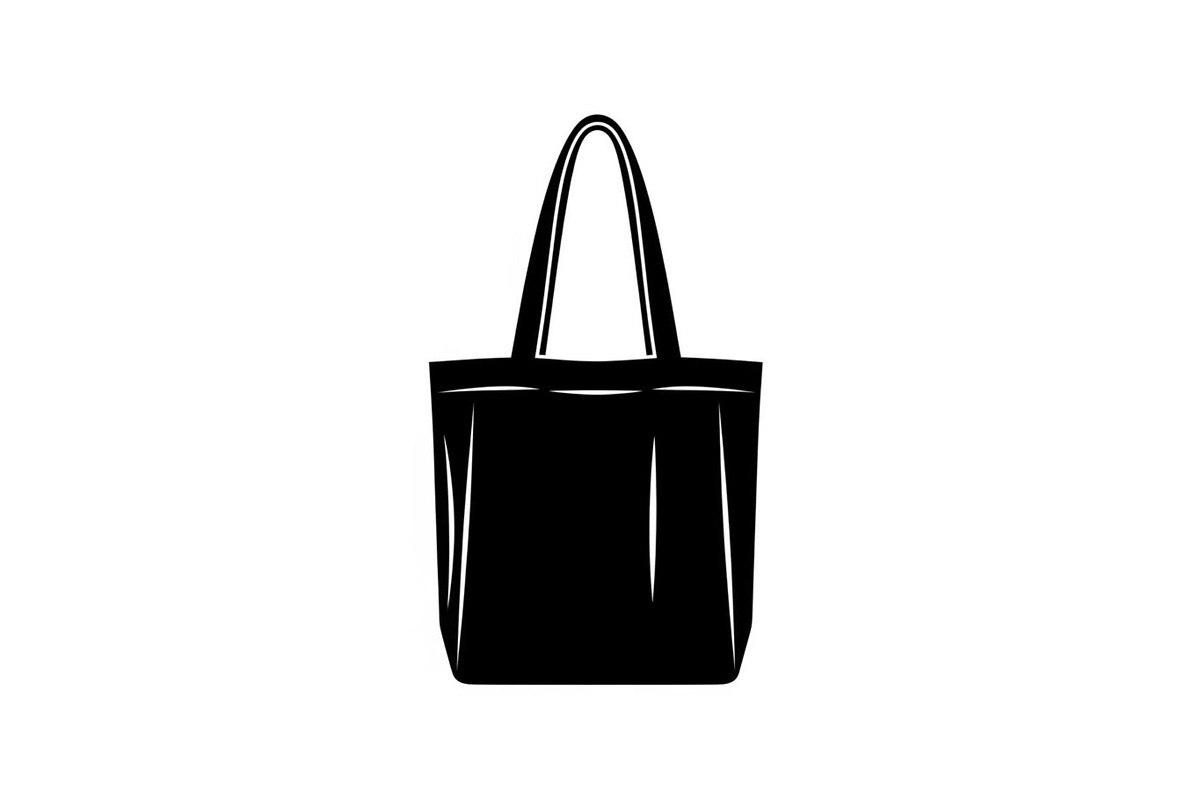 Reusable Tote Bag Minimal Silhouette, an Illustration by musafir_fashion (Photo 8 of 14)