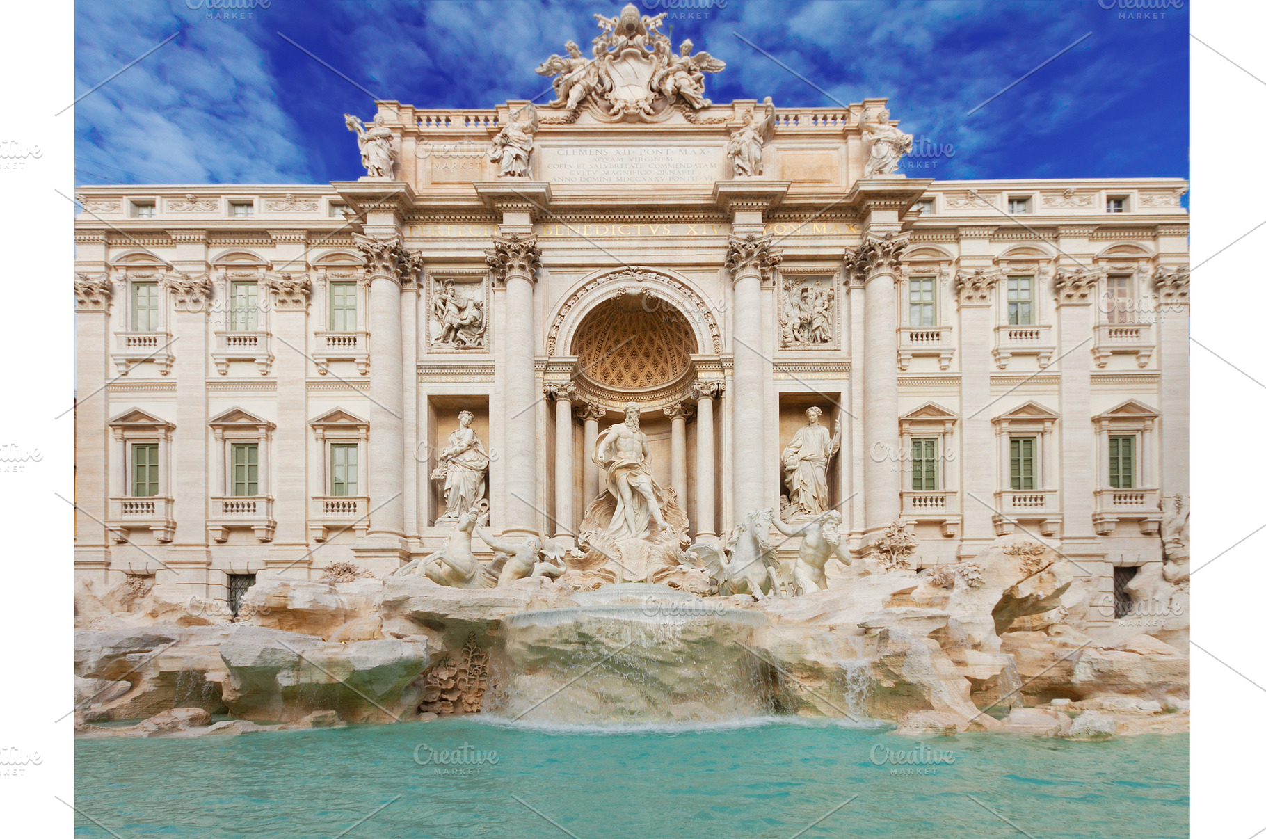 Fountain di Trevi in Rome, Italy, an Architecture Photo by Neirfy