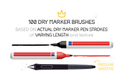 Dry Marker Brushes, a Brush Add-On by Side Project (Thumbnail 2 of 7)