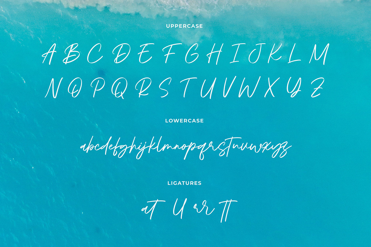 Aquatype Signature - Script Font, a Script Font by Krakenbox Studio (Photo 11 of 14)