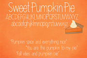 Sweet Pumpkin Pie Font, a Sans Serif Font by Miss Kate (Thumbnail 2 of 2)
