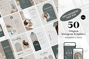 New Instagram Post Size Templates, a Social Media Template by Ink Gallery (Thumbnail 1 of 6)