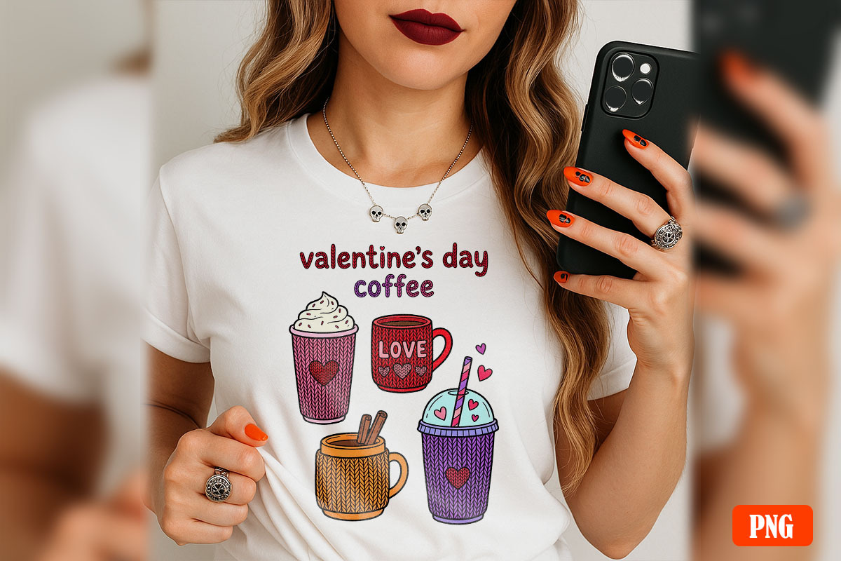 Valentine Crochet Coffee Sublimation, an Illustration by GlitterCraft (Photo 39 of 41)