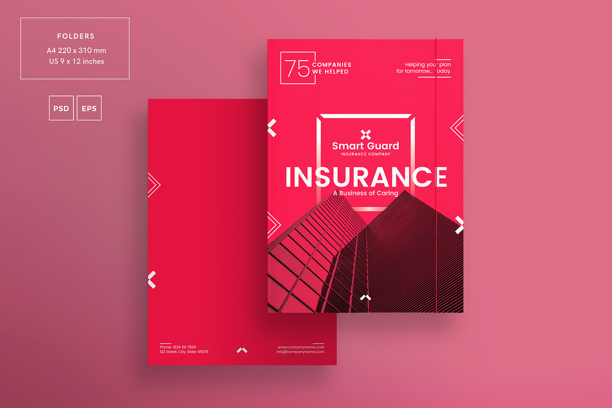 Mega Bundle | Insurance Company, a Poster Template by Amber Graphics (Photo 9 of 21)