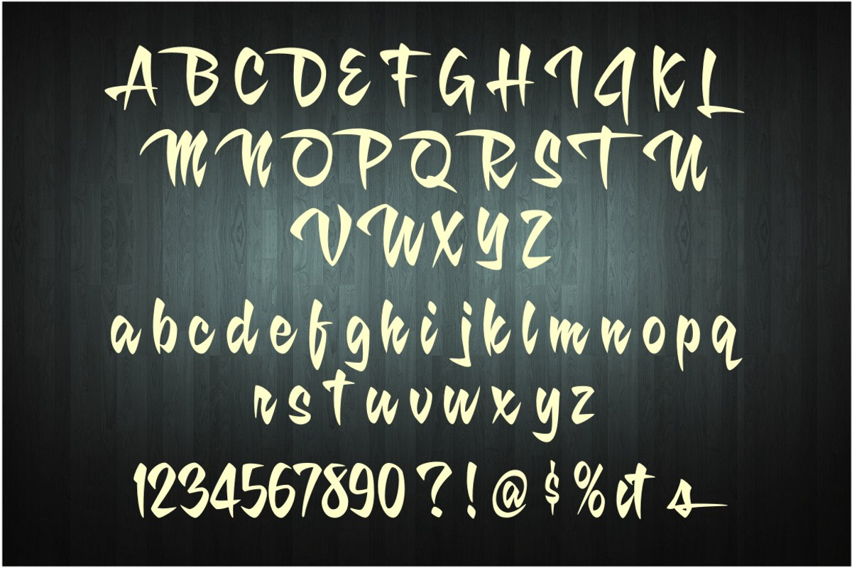 Tramp, a Script Font by Art And Sign Unlimited (Photo 3 of 3)