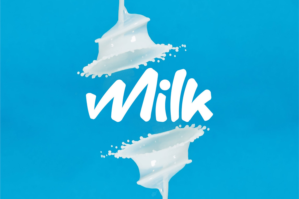 Milk, a Font by WAP (Photo 1 of 6)