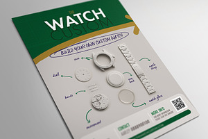 Watchmaker Flyer, a Flyer Template by Aarley Kaiven
