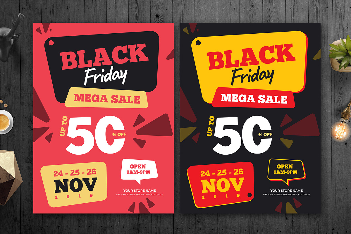 Black Friday Flyer, a Flyer Template by Boostock