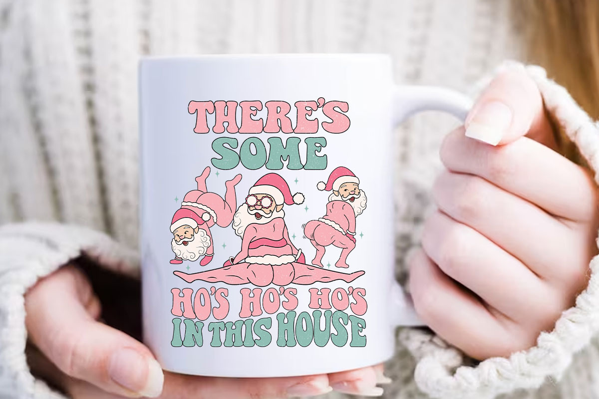Funny Santa Christmas Design, an Object Graphic by Boodesign (Photo 3 of 3)