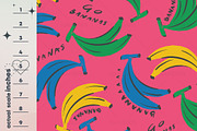 Banana fruit Seamless Pattern Set, a Pattern Graphic by Nansirins Studio (Thumbnail 5 of 9)