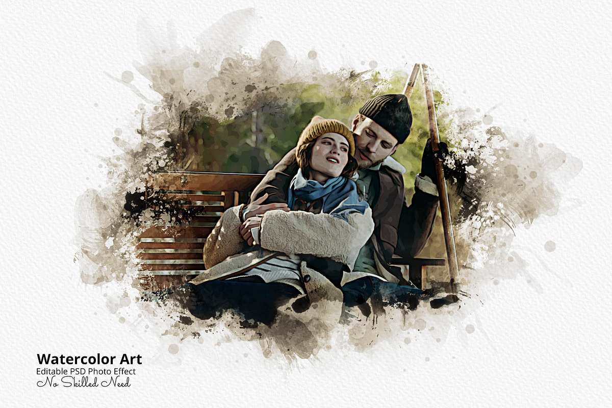 Editable Watercolor Photoshop Effect, an Action Add-On by Photoshop Action (Photo 13 of 17)