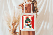 Christmas Snowman Coquette Stamps, an Illustration by Libby Wishes (Thumbnail 2 of 5)