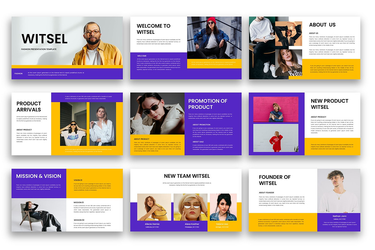 Witsel – Fashion Keynote Template, a Presentation Template by kreatifreya (Photo 2 of 5)