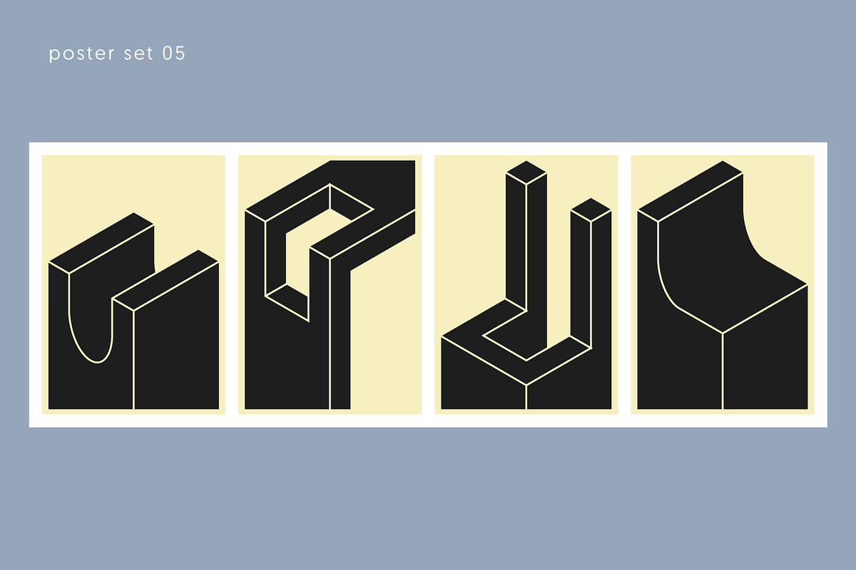 Blockscape - Isometric Shapes, an Object Graphic by Léo Alexandre (Photo 17 of 18)